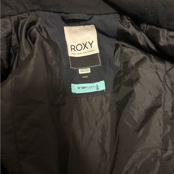 Roxy Women's Abstract Blue and Orange Ski Jacket - Picture 8 of 13
